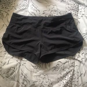 Black lulu lemon shorts